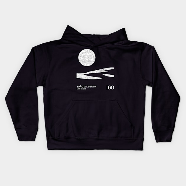 Joao Gilberto / Minimalist Graphic Artwork Design Kids Hoodie by saudade